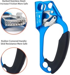 UIAA & Certified Hand Ascender for 8~13MM Rope