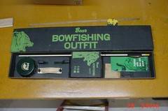 1960s NIB Fred Bear Bow Fishing Outfit No F-10 Original Box Reel Arrow Tip Line