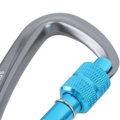 2PCS Compact Locking Carabiners For Outdoor Activities D Shape Popular