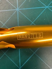 CRBN IC NANO barrel tip (gloss gold). “New Other”. Compatible w/ CRBN IC PWR.
