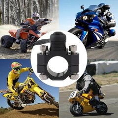 Universal Motorcycle Engine Start Stop Kill Switch with Black(Black Button)