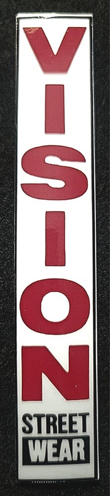 VISION STREET WEAR STICKER «STRAIT UP VISION» 5 1/2 X 1″ GLOSSY