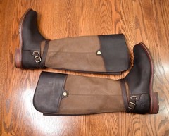 Ariat, Carden leather nubuck boots, brown, 8, $289.95