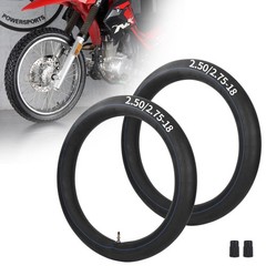 Inner Tubes 2.50/2.75-18 with TR4 Valve for 80/90-18 Motorcycle Dirt Bikes 2 Pcs