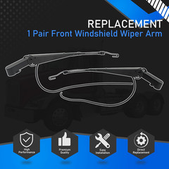 602-5403 1 Pair Front Windshield Wiper Arm Compatible with 2006-2012 Kenworth T6