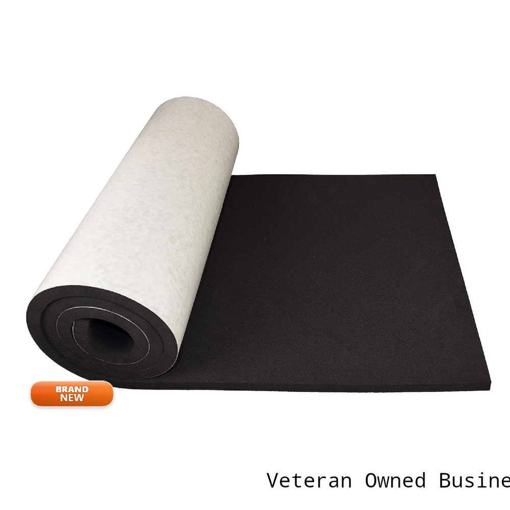 Xcel Marine Foam Roll Self Adhesive – Black 60 X 16 X 1/2 Closed Cell Foam
