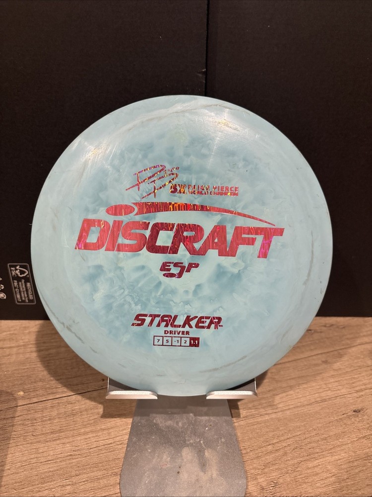 Discraft Paige Pierce 5x Esp Stalker Barely Used 178g Blue No Ink
