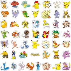 Cartoon Anime Stickers Kawaii for Kids Teen Scrapbook Laptop 100 Pc Waterproof