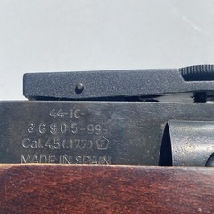 Vintage MARKSMAN Break Barrel .177 4.5mm Pellet Air Rifle 44-1C made in Spain