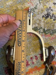 Alumn vintage spurs used western tack FREE SHIPPING