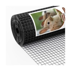 Black Hardware Cloth 1 inch 48 x 100 ft Mesh 17 Gauge Vinyl PVC Coated Welded…