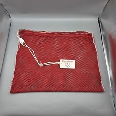 Vintage Firestone USA Summer Olympics Mesh Bag Red Basketball Sports 30×19″ B