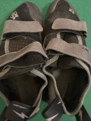 EVOLV Defy Black and Gray Rock Climbing Shoes Mens Size US 9.5 Womens 10.5 EU 41