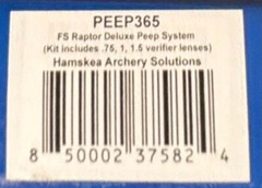 Hamskea FS Deluxe Raptor Peep System New