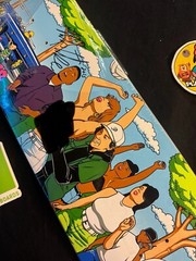 RARE SIGNED Nick Tucker Primitive BBQ Party LA Cookout Skateboard Deck AUTOGRAPH
