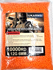 10000 ROUNDS 6mm .12g AIRSOFT BBs UK ARMS ITEM #9 ORANGE