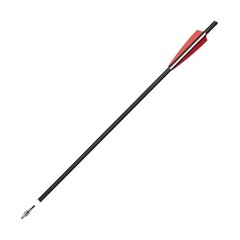 20″ Carbon Crossbow Bolts Hunting Arrows OD 8.8mm Half Moon Nocks Hunting Target