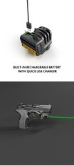 Green Rechargeable Laser Sight for Taurus TX 22, TaurusTX 22