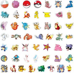 Cartoon Anime Stickers Kawaii for Kids Teen Scrapbook Laptop 100 Pc Waterproof