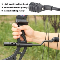 Compound Bow String Stop Bracket Balance Stabilizer Rod Bracket Archery Mount
