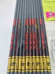 12pk Gold Tip Velocity 400 Uncut Carbon Arrow Shafts w/ Inserts & Nocks: VEL400S