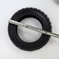 255×80 Tire & 10×2.5 Tube For fit 80/65-6 & 10×3 Bent Valve Stem Apollo Scooter