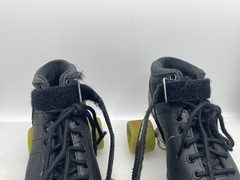 VTG Riedell Carrera Speed Roller Skates Size 5 Black Leather Model 105B