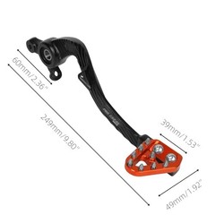 CNC Motorcycle Rear Foot Brake Pedal Lever Unfolding 7075 Aluminum Alloy