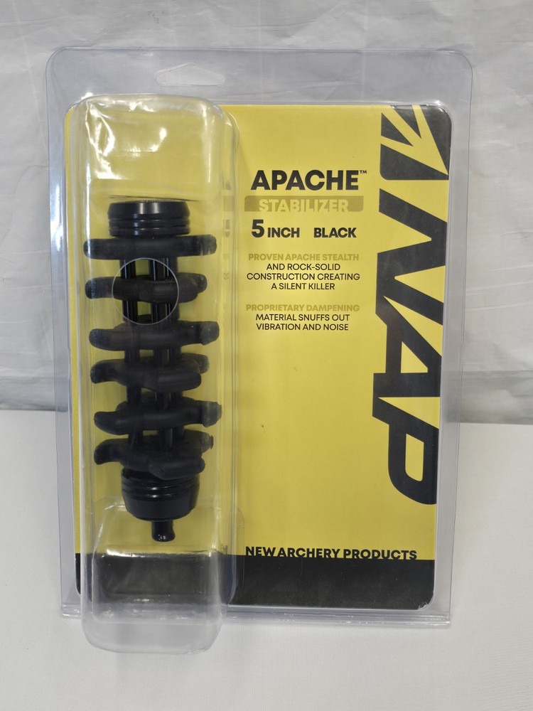 NAP New Archery Products 60-775 Apache Bow Stabilizer 5″, Black – 0N_41. M