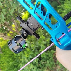 1 Pin Compound Bow Sight Micro Adjustable Adaptor 4x 6x 8x Scope Sight Shooting