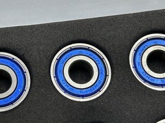 Vintage FKD ABEC 3 Blue Skateboard High Velocity Bearings Set Of 8