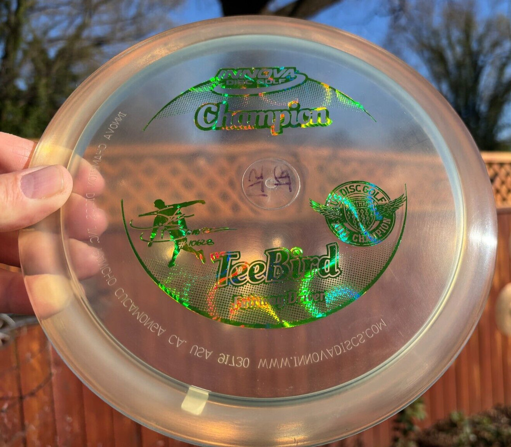 2013 Champion Teebird Disc Golf Innova Brinster Jolly Launcher ICE Rare #1713
