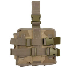 Shooters Gate Paintball Triple Pod Drop Leg Carrier – Desert Tan Camo