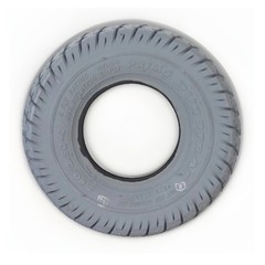 Primo Durotrap Pneumatic Tire with C9210 Tread 4 Ply Mobility Tire Light Gray