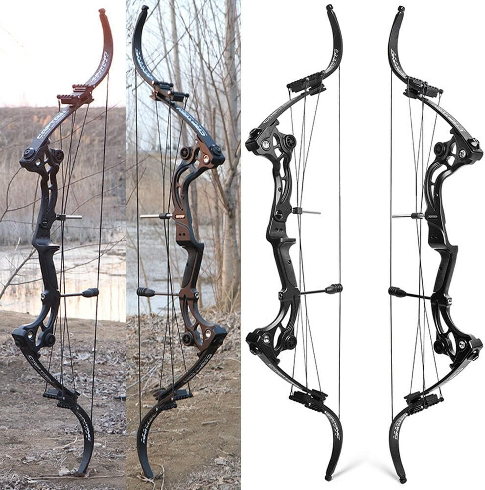 Adjustable Recurve Bow 320FPS 40-55Lbs Right Hand for Hunting & Archery