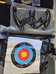 High Precision Adult Outdoor Hunting Slingshot Bow Compound Laser sight included