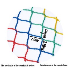 Multicolor Safety Rope Net for , Climbing Net for Outdoor, Balcony & Playgrou…