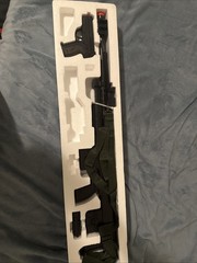 UKARMS Spring Powered Airsoft Sniper and Pistol with flashlight