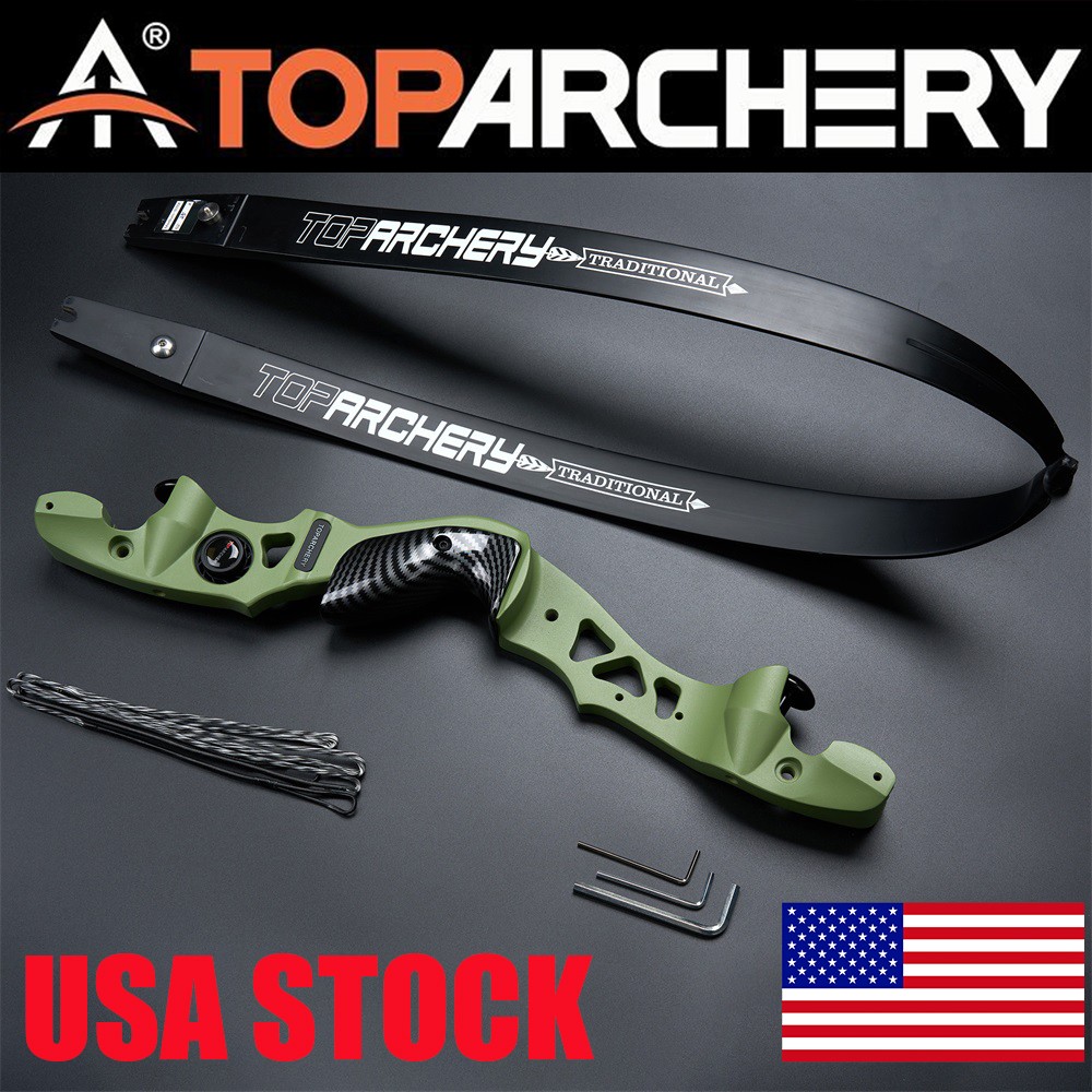 ILF Hunting Target Recurve Bow for Adults 62″ 25-60lbs Archery Recurve Bow RH