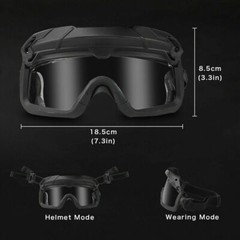 Tactical Airsoft Goggles Anti Fog Military Glasses Ballistic Safety Goggles USA