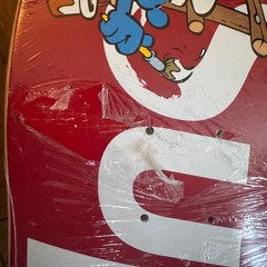 Supreme x Smurfs Skateboard Deck Red FW20 Brand New Sealed Scuffed