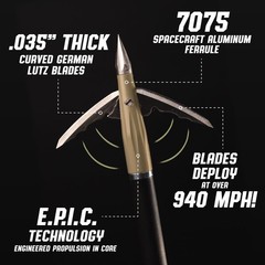 Bowmar Archery Beast Broadheads, World’s Fastest Deploying Broadhead, Patente…