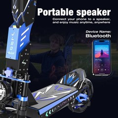 NFC APP 6000W High Power Electric Scooter 52 Miles Range, 45MPH 60V Music Player