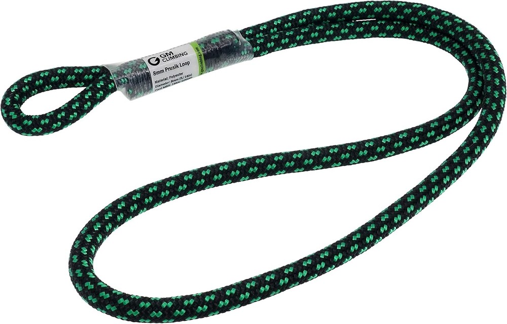 GM CLIMBING 8mm (5/16″) Prusik Loop Pre-Sewn 18 inches / 24 inches