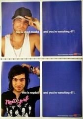 411 skateboard Vintage CHAD MUSKA/RAGDOLL promo poster FLAWLESS New Old Stock
