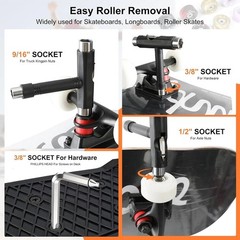 Skate Bearing Cleaning Kit – Portable Complete Bearing Maintenance System wit…