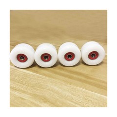 Sport Skateboard Wheels Kit-4pcs 50mm X 35mm 83A White Soft Cru… FAST USA SHIP