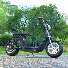 4000W Motor Max Speed 40MPH Max Load 550 IBS Fat Tire Electric Scooter Black