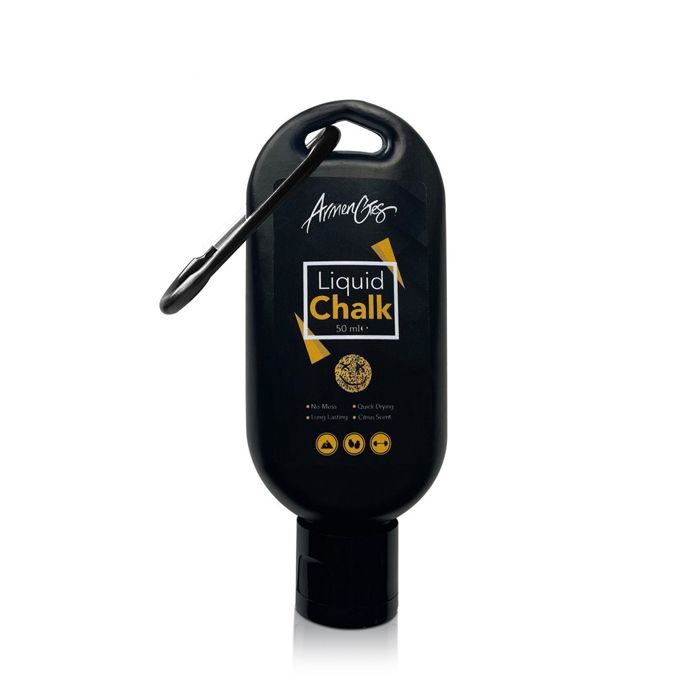 Liquid Chalk 50ml w/ keychain– Gym, Rock Climbing, Weight Lifting Dust Free