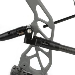 Archery Bow Stabilizer 3K Carbon Fiber 6-15″ Rods, Damping System & Weights Kit